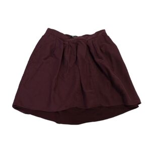 Madewell Womens Skirt Sz S Purple Lined Pockets Silk Blend Lightweight Cute Fun